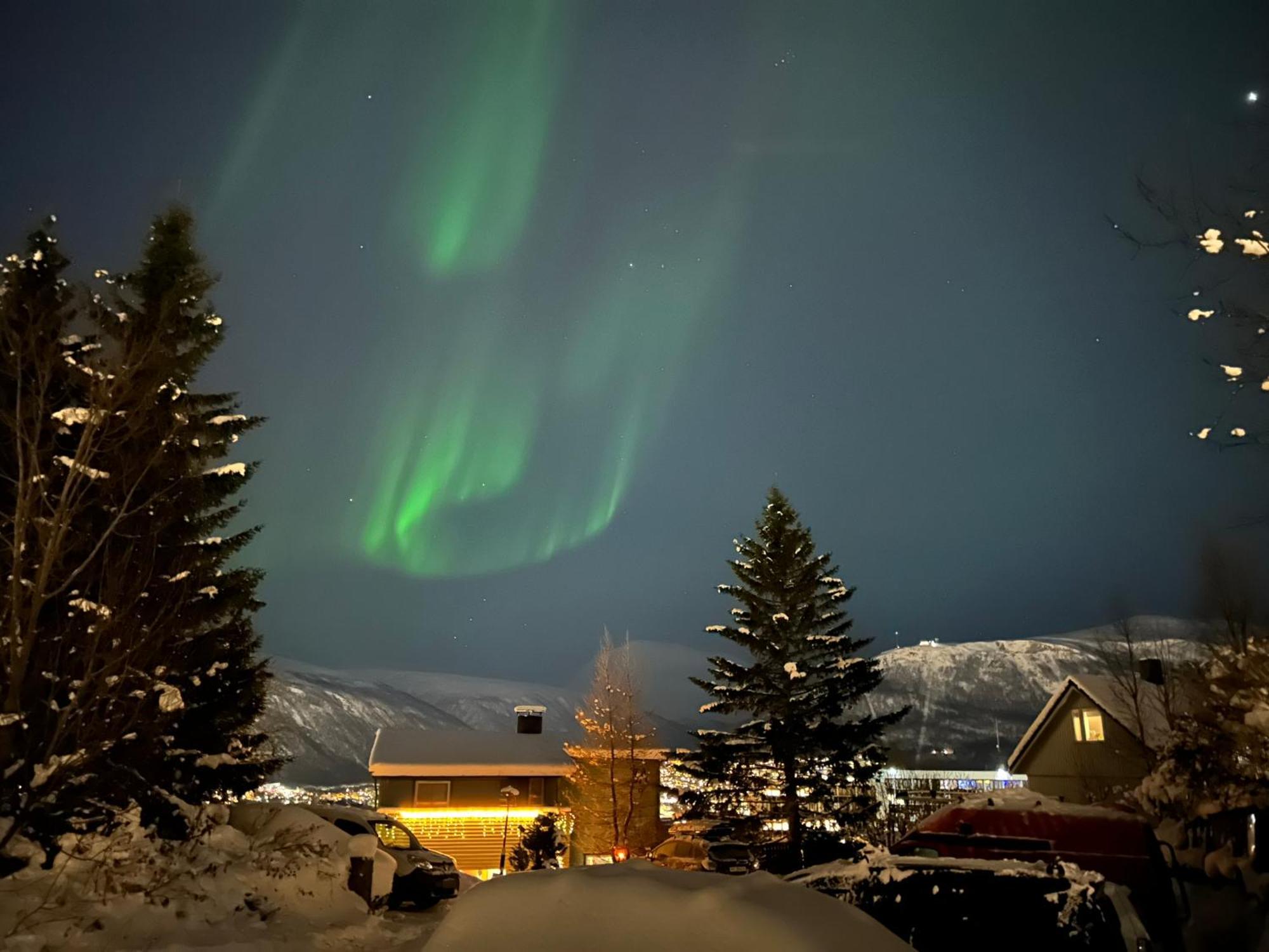Arctic 3 Room Apartment - Aurora View - Free Parking 特罗姆瑟 外观 照片